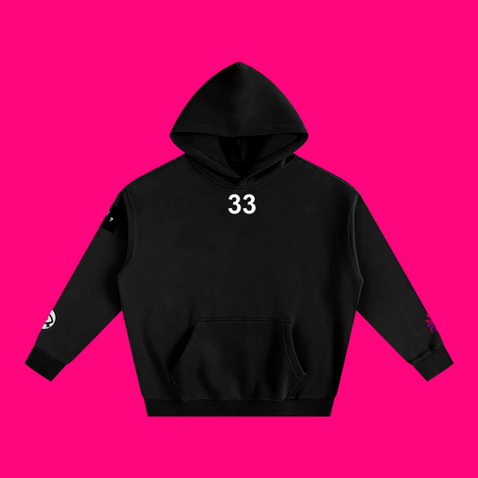 33 SKELLY Oversized Fleeced Hoodie