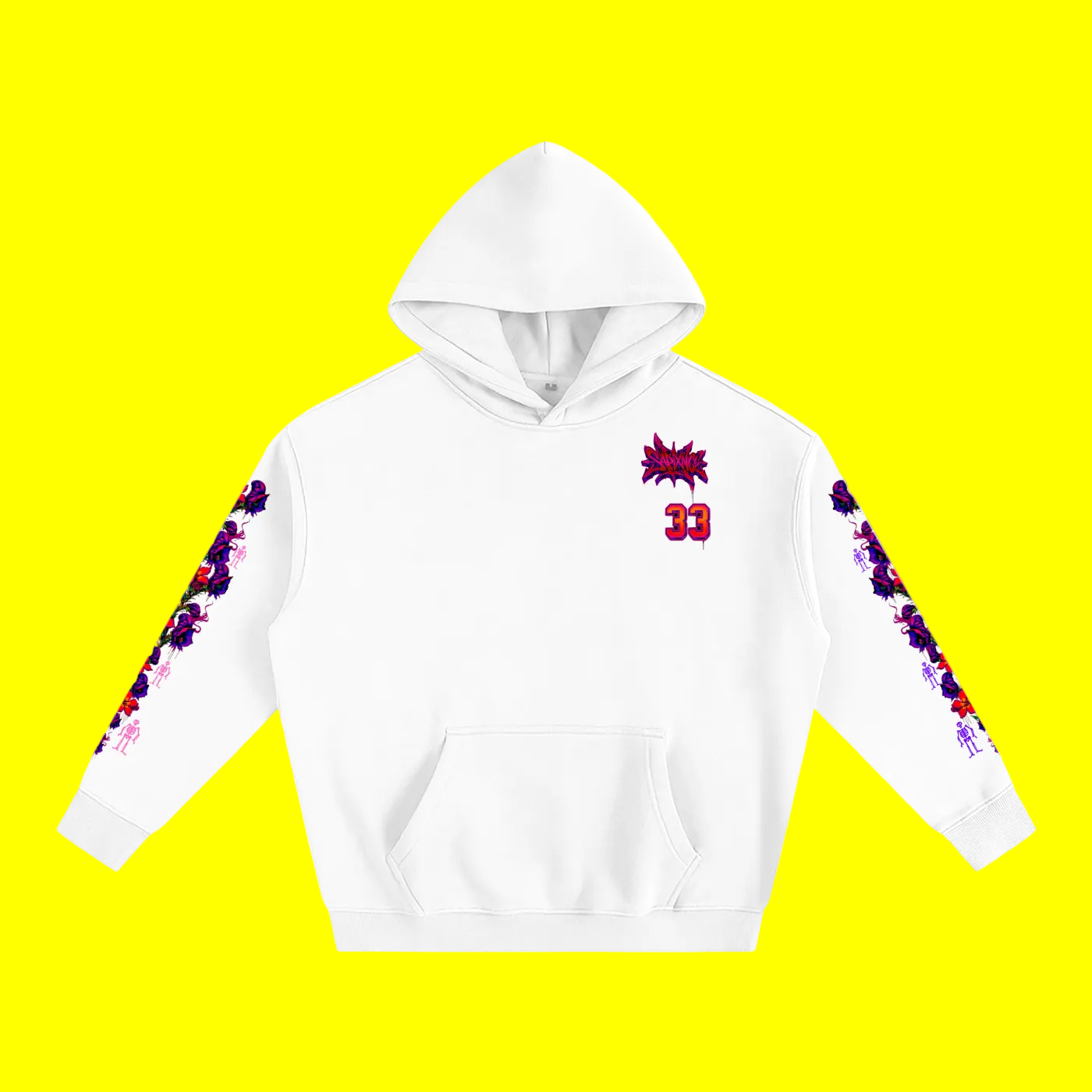 Oleander Monkshood Oversized Fleeced Hoodie