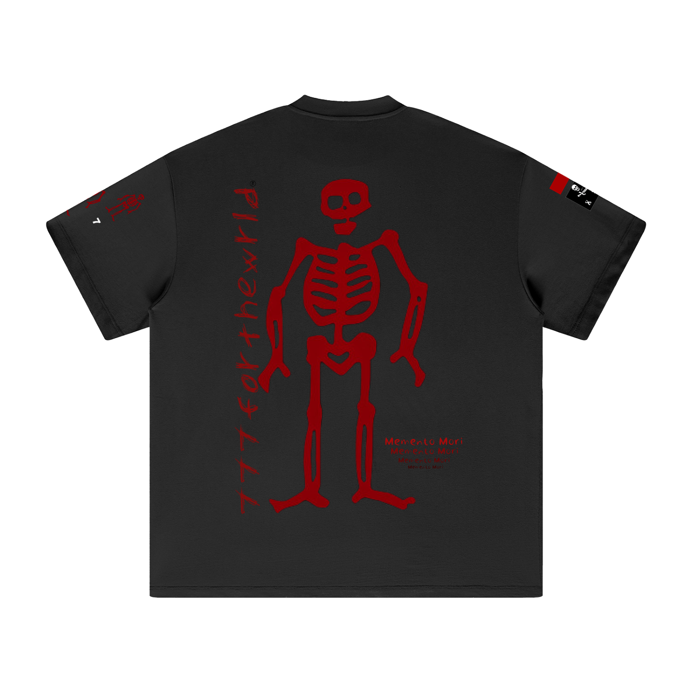 Heavy Weight Memento Mori Earth Tone T-Shirt