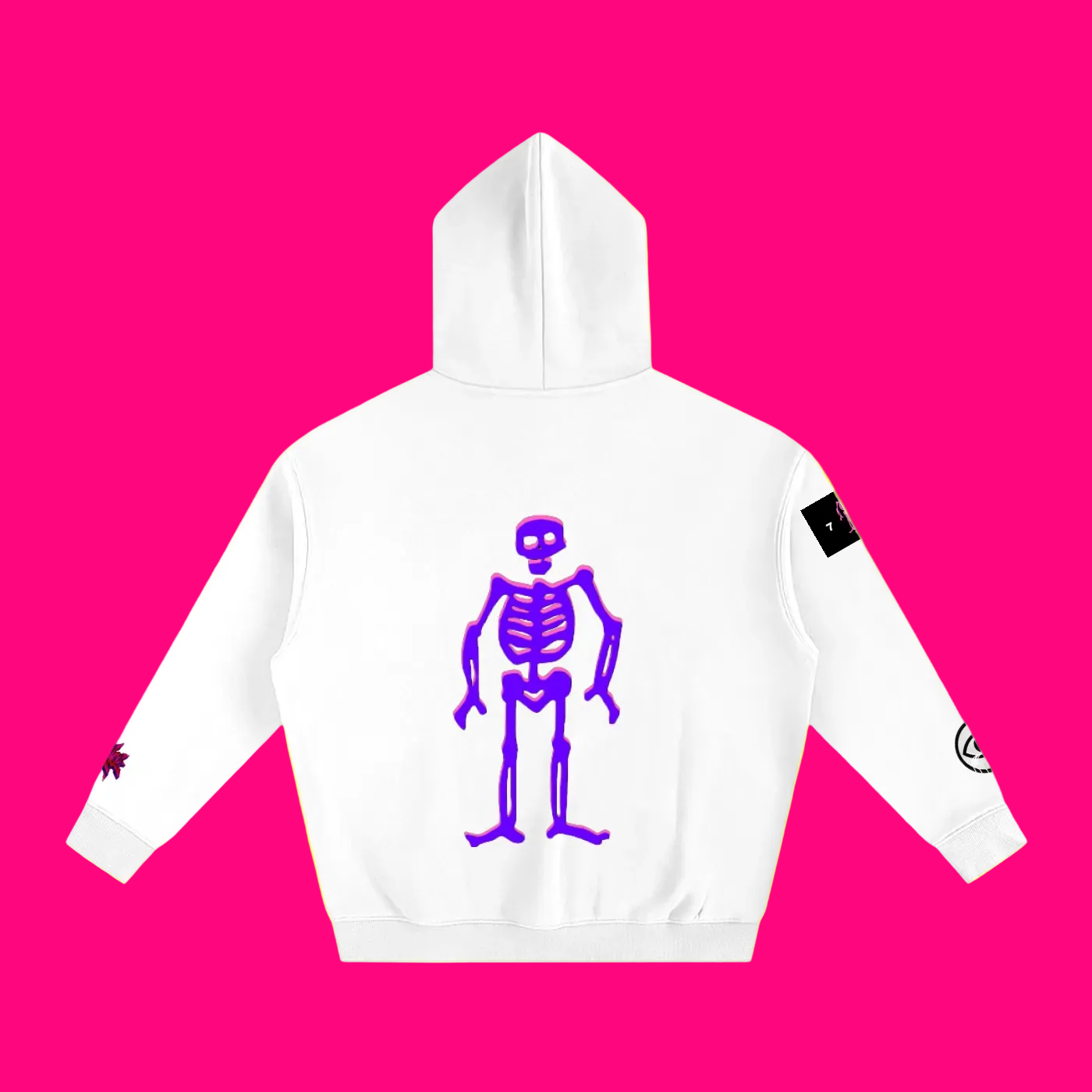 33 SKELLY Oversized Fleeced Hoodie