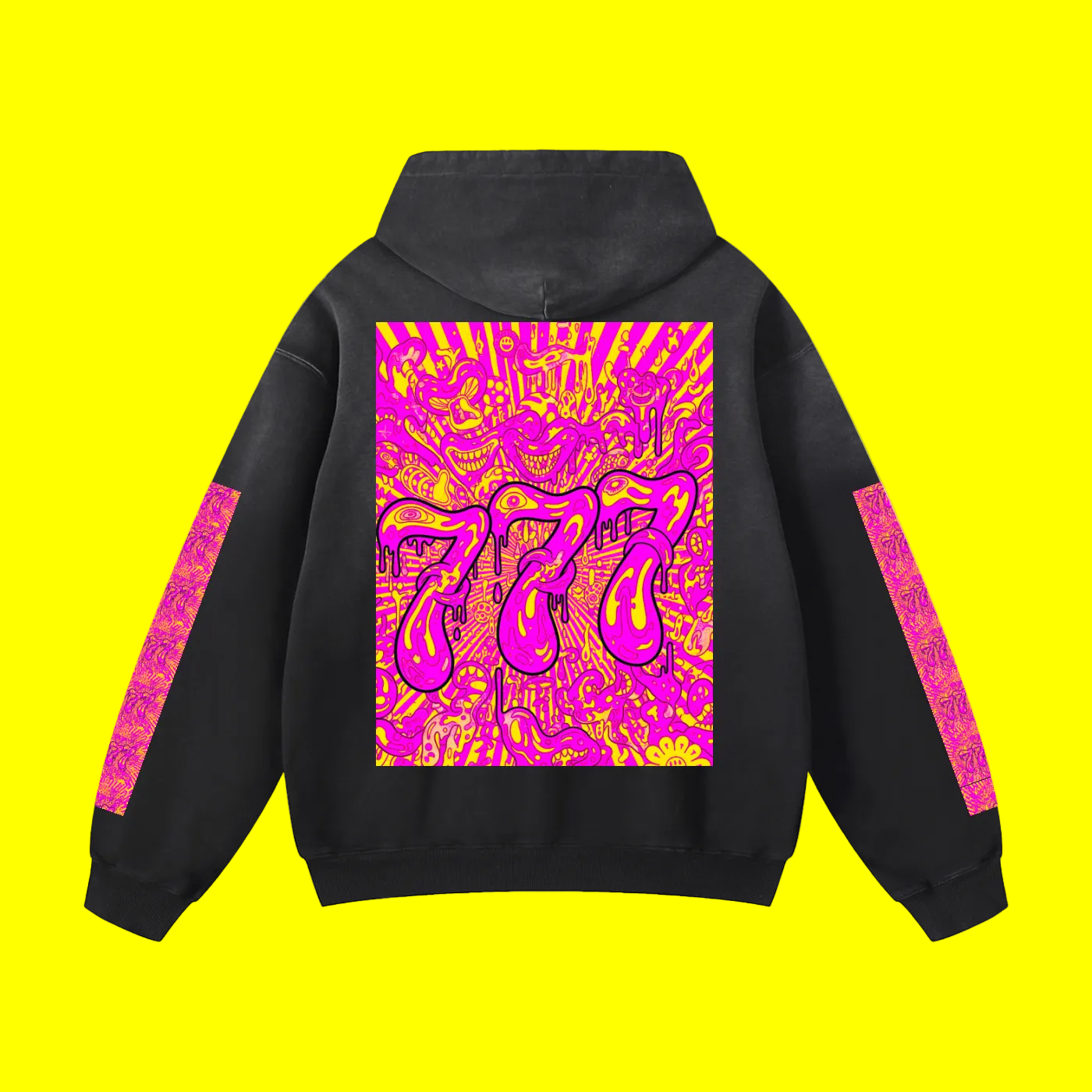 777forthewrld Heavyweight Sunfade Oversized Hoodie
