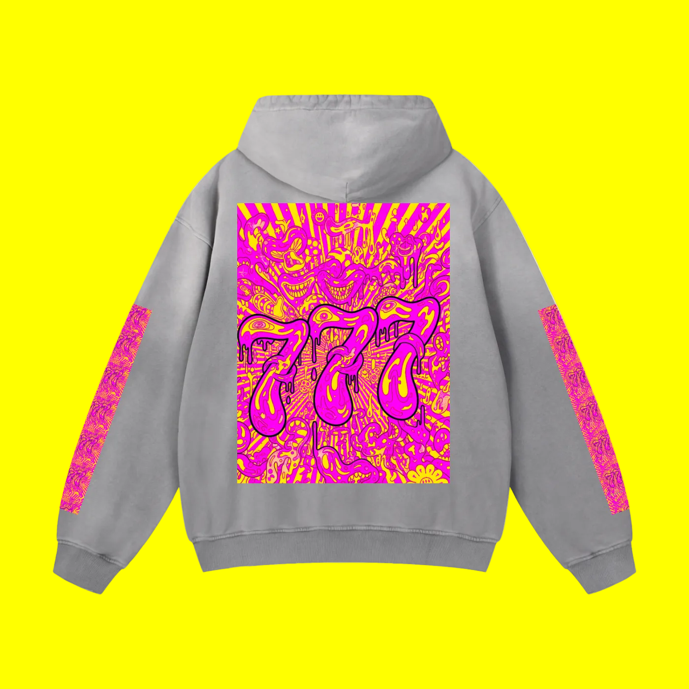 777forthewrld Heavyweight Sunfade Oversized Hoodie