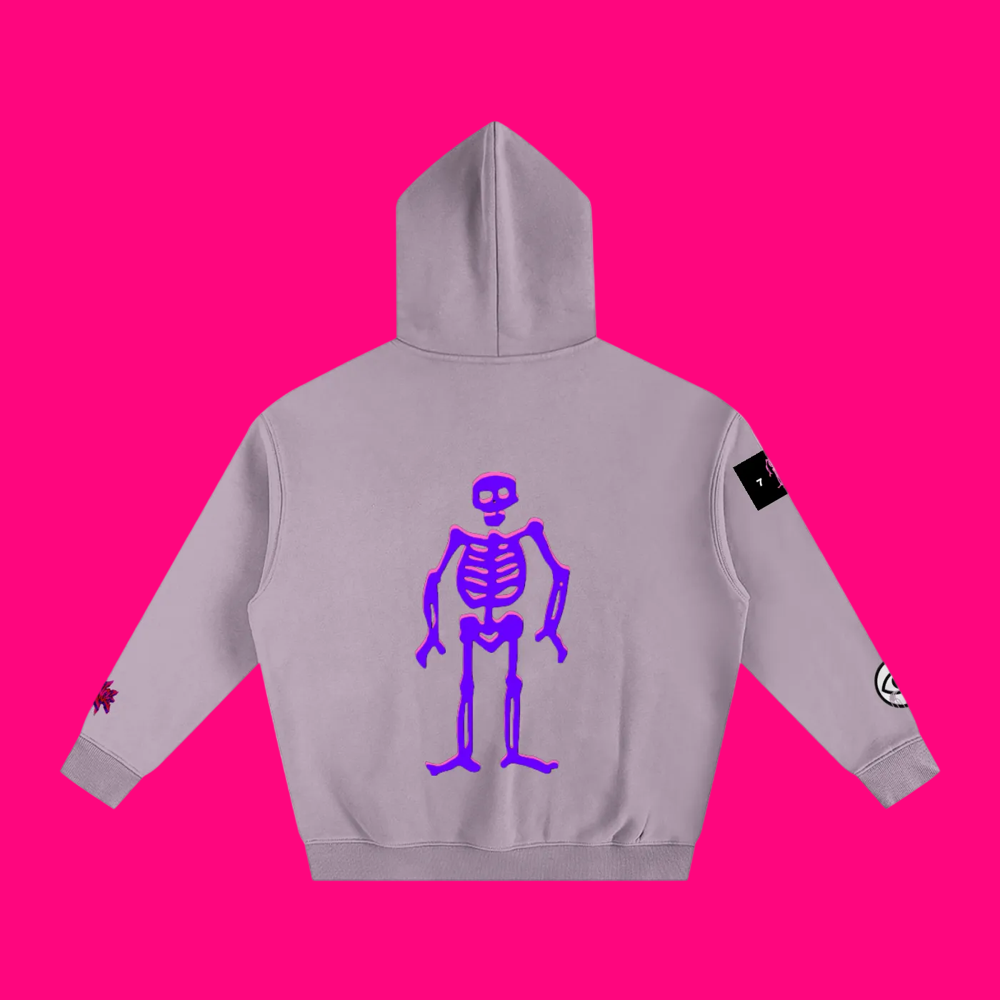 33 SKELLY Oversized Fleeced Hoodie