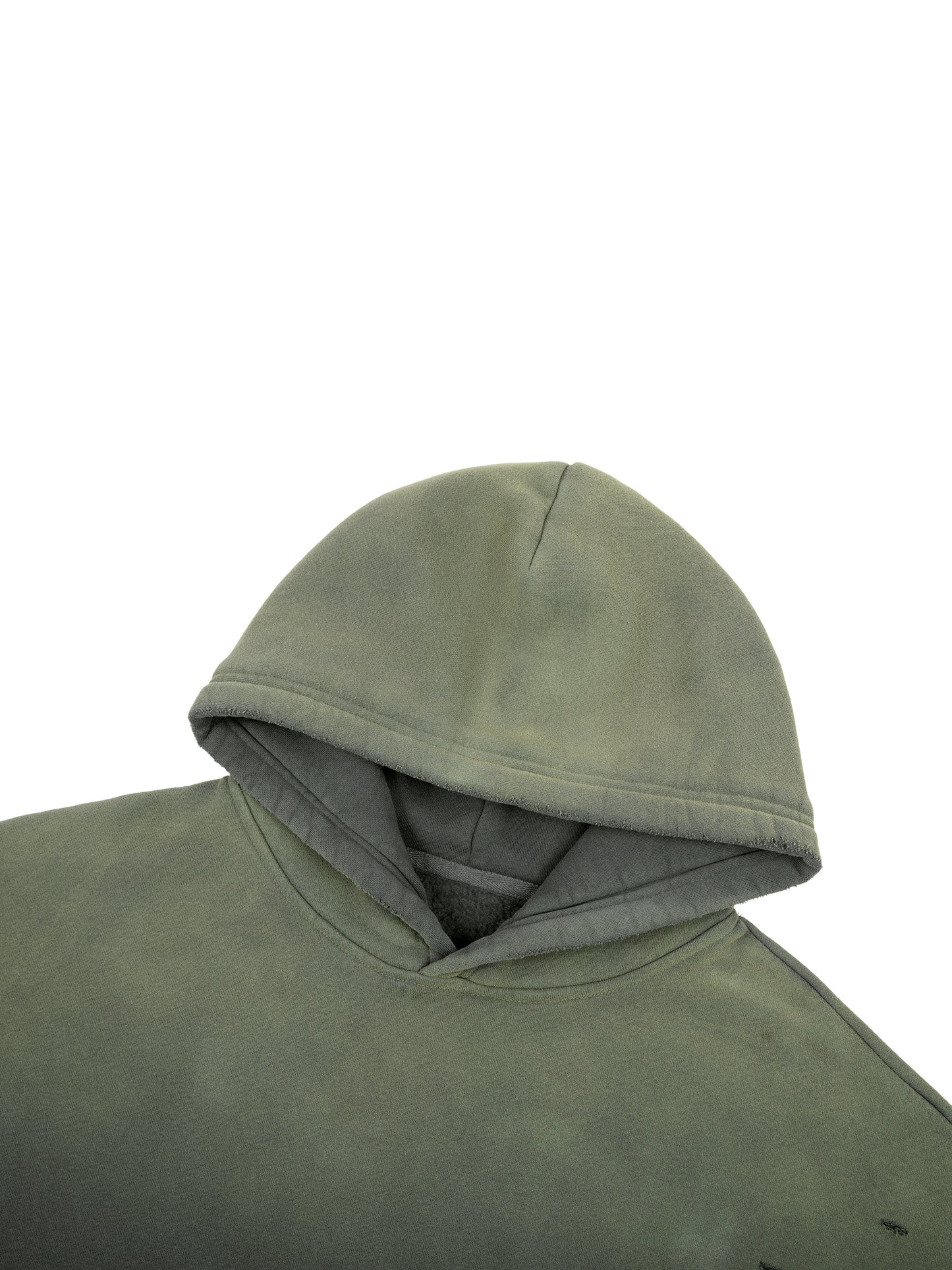 Memento Amoris Frayed Sunfade Boxy Fleece Hoodie
